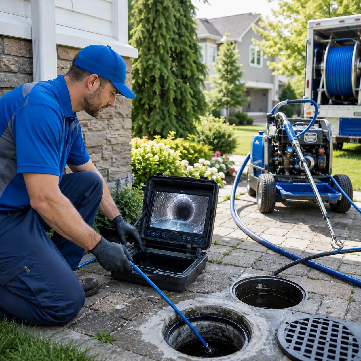Outdoor drain cleaning professionals serving Glendora, NJ