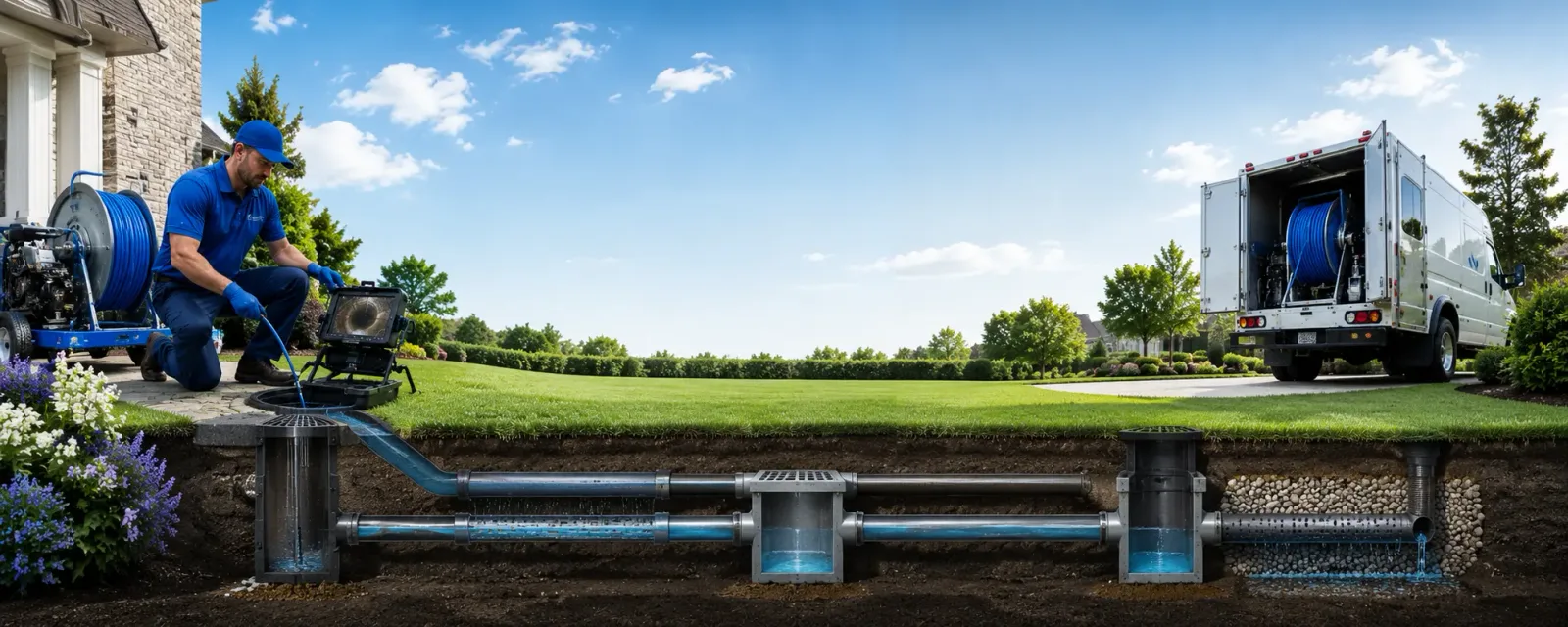 Outdoor drain cleaning information for Glendora, NJ
